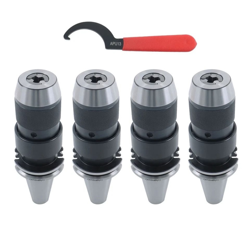 Keyless Drill Chuck Set Haas CNC Compatible Precision Tool Holder 3