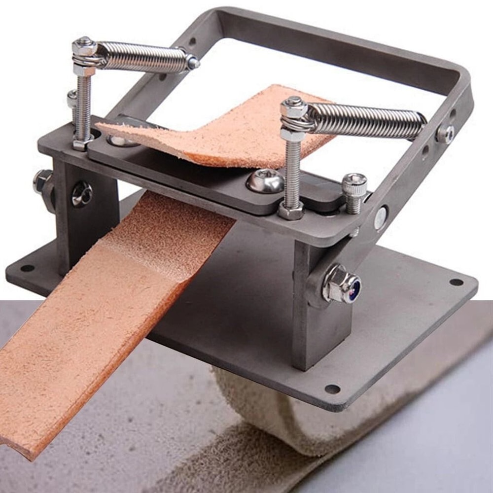 Premium Manual Leather Peeler Skiving Machine Adjustable Leather Skiving Tool 0