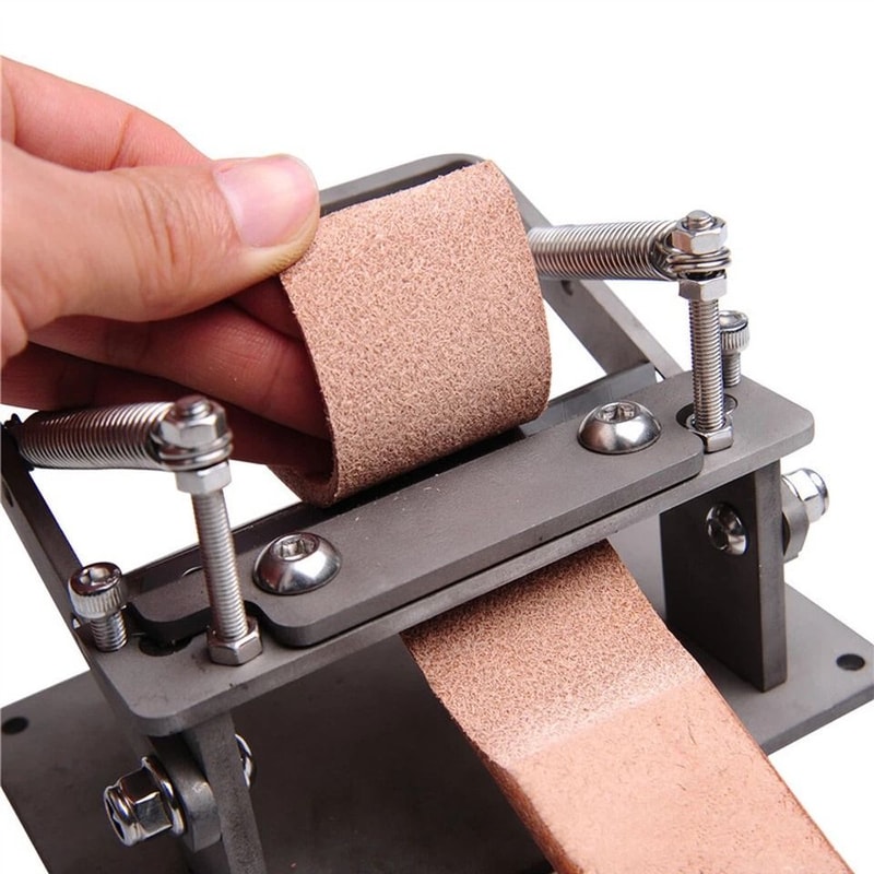 Premium Manual Leather Peeler Skiving Machine Adjustable Leather Skiving Tool 4