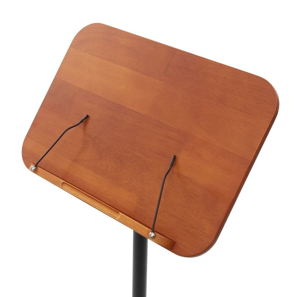 Wooden Music Stand Adjustable Wood Book Stand For Sheet Music Reading And Display 2