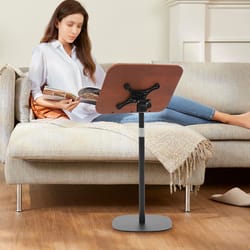 wooden music stand adjustable wood book stand for sheet music, reading and display