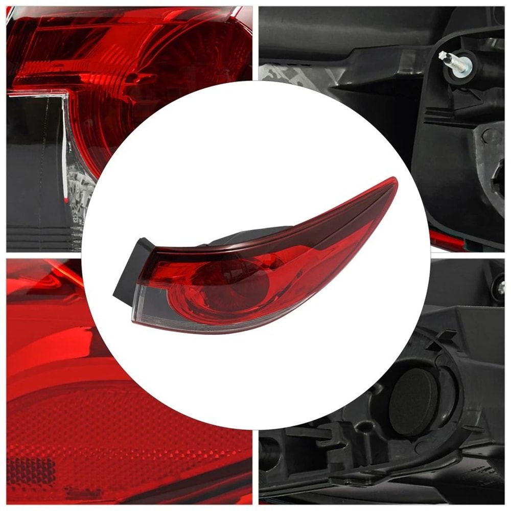 Right Rear Halogen Tail Light Assembly For Mazda 6 Sedan 2