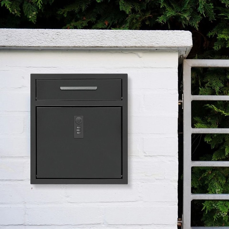 Premium Wall Mounted Mailbox With Combination Lock Secure Outdoor Locking Mail Box 3