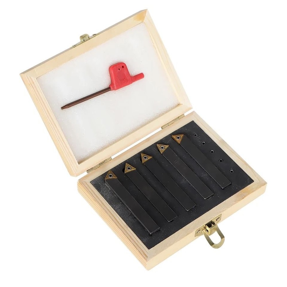 Carbide Turning Tool Set With Inserts 5