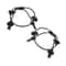 Front ABS Wheel Speed Sensor Pair For Honda Civic Premium Fit Replacement 0