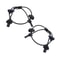 Front ABS Wheel Speed Sensor Pair For Honda Civic Premium Fit Replacement 0