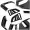Premium Front Fog Light Cover Set For Chevrolet Camaro Left Right 7