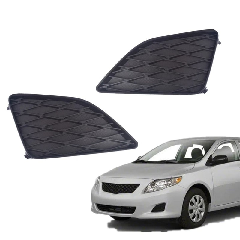 Premium Front Fog Light Bezel Cover For Toyota Corolla Durable Pair Replacement 2