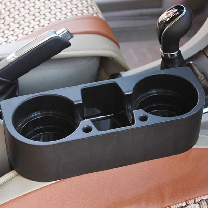 Universal Car Seat Organizer With Cup Holder Phone Mount 9