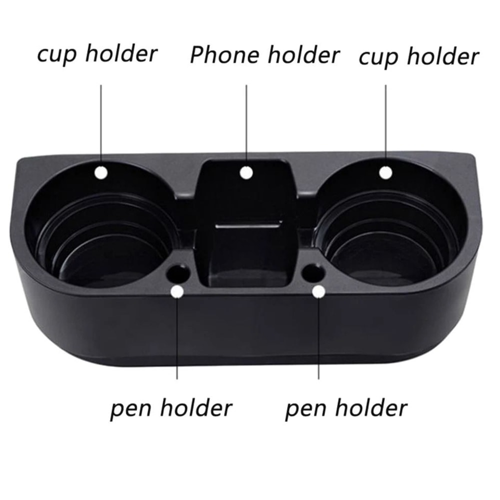 Universal Car Seat Organizer With Cup Holder Phone Mount 10