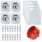Heavy Duty Recessed D Ring Tie Down Anchors Trailer Tie Down Anchor Kit 8