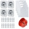 Heavy Duty Recessed D Ring Tie Down Anchors Trailer Tie Down Anchor Kit 8
