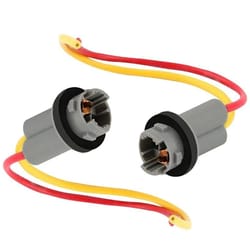 universal license plate light socket pigtail wire connector