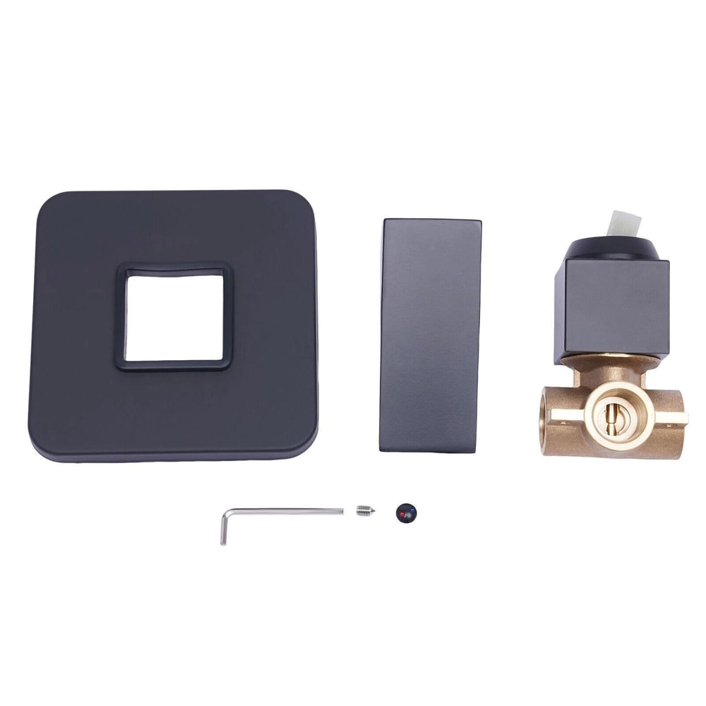 Premium Brass Shower Mixer Valve With Handle Wall Mount Shower Control Valve Bathroom Mixer Faucet 4