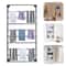 Tier Wall Mounted Towel Rack Iron Scarf Organizer For Bathroom And Home Storage 1
