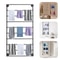 Tier Wall Mounted Towel Rack Iron Scarf Organizer For Bathroom And Home Storage 1