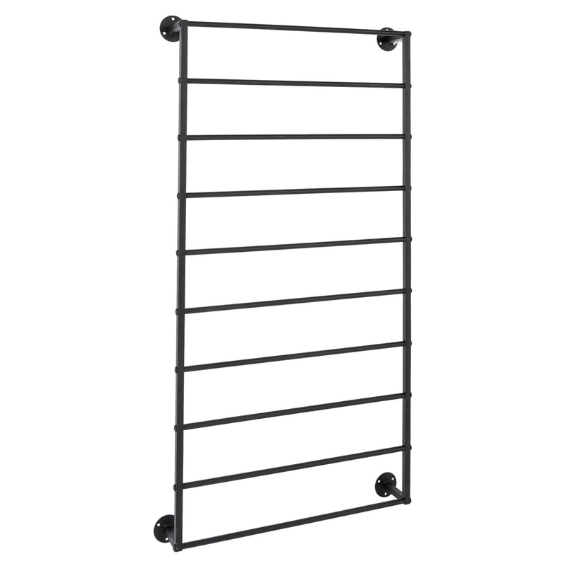 Tier Wall Mounted Towel Rack Iron Scarf Organizer For Bathroom And Home Storage 5