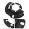 Front Jeep Brake Dust Shield Pair For Cherokee XJ Wrangler YJ TJ Grand Cherokee ZJ 1