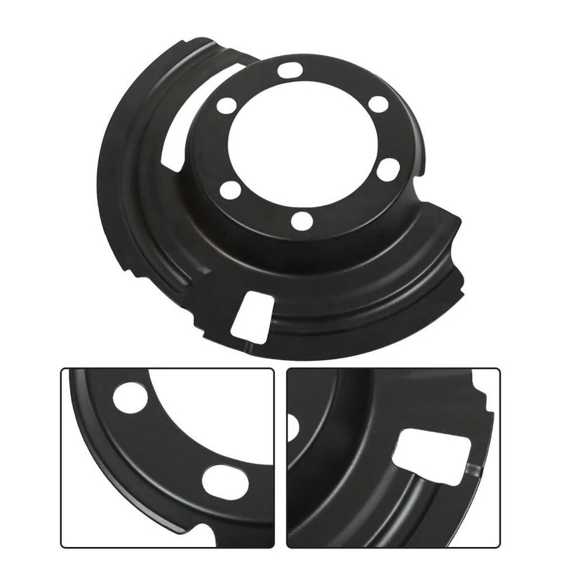Front Jeep Brake Dust Shield Pair For Cherokee XJ Wrangler YJ TJ Grand Cherokee ZJ 1