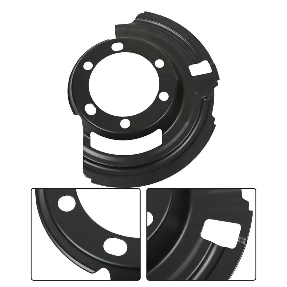 Front Jeep Brake Dust Shield Pair For Cherokee XJ Wrangler YJ TJ Grand Cherokee ZJ 2