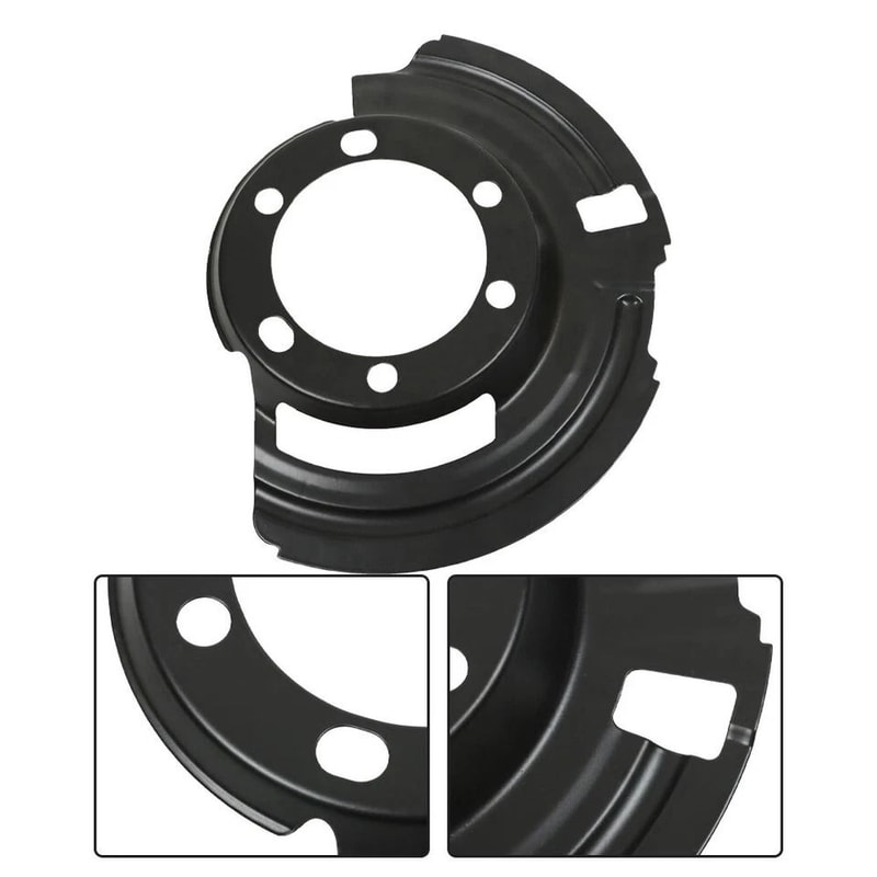 Front Jeep Brake Dust Shield Pair For Cherokee XJ Wrangler YJ TJ Grand Cherokee ZJ 2
