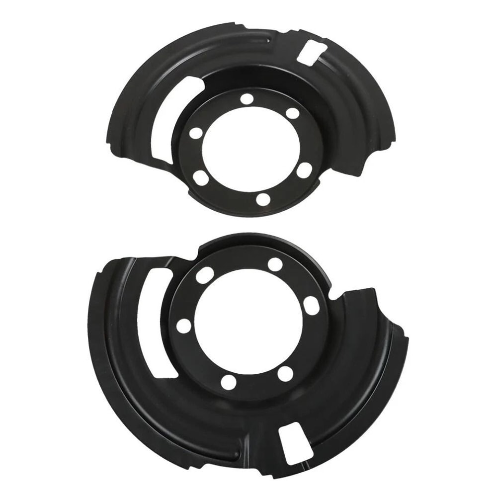 Front Jeep Brake Dust Shield Pair For Cherokee XJ Wrangler YJ TJ Grand Cherokee ZJ 5