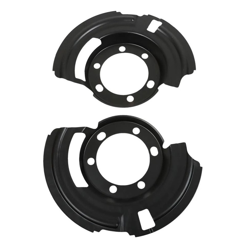 Front Jeep Brake Dust Shield Pair For Cherokee XJ Wrangler YJ TJ Grand Cherokee ZJ 5
