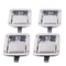 Heavy Duty Stainless Steel Trailer Paddle Door Latch Lock Set RV Tool Box Lock With Keys 2