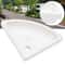Space Saving RV Caravan Corner Sink Wall Mounted White ABS Acrylic Basin 0