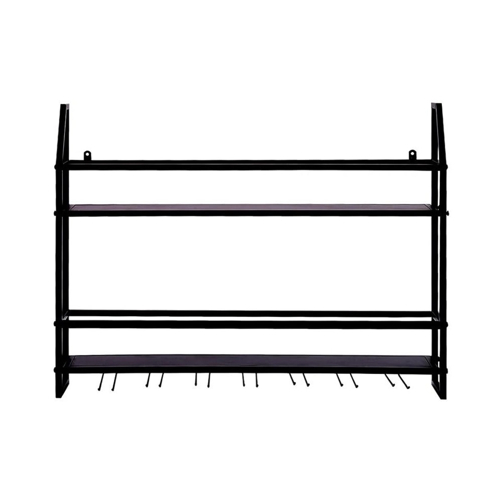 Premium Wall Mounted Wine Rack Wine Glass Storage Rack With Bottle Holder 4
