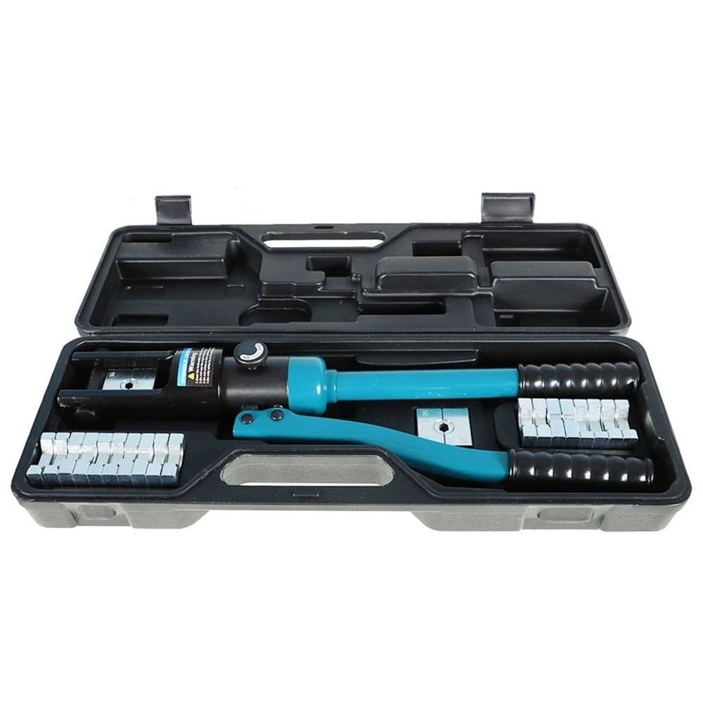 Hydraulic Cable Lug Crimper Kit With Dies Professional Battery Cable Crimping Tool 6