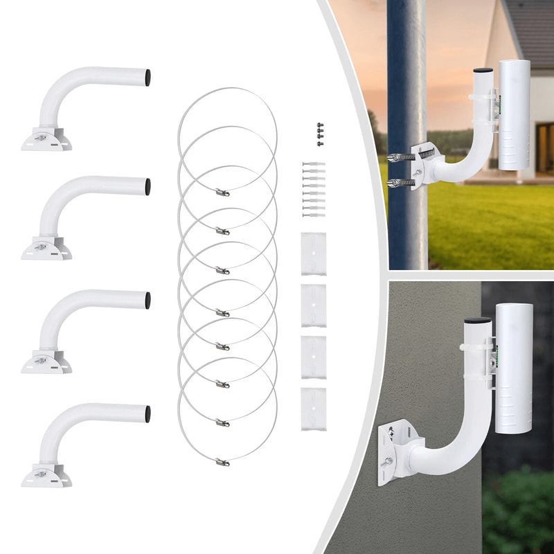 Universal Outdoor Wireless Bridge Mount Kit Pole Wall Bracket 1