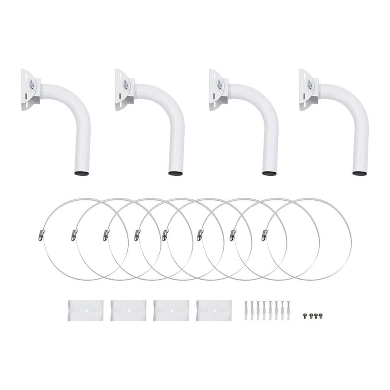 Universal Outdoor Wireless Bridge Mount Kit Pole Wall Bracket 4