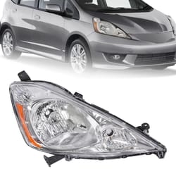 premium right side factory halogen headlight for honda fit sport chrome