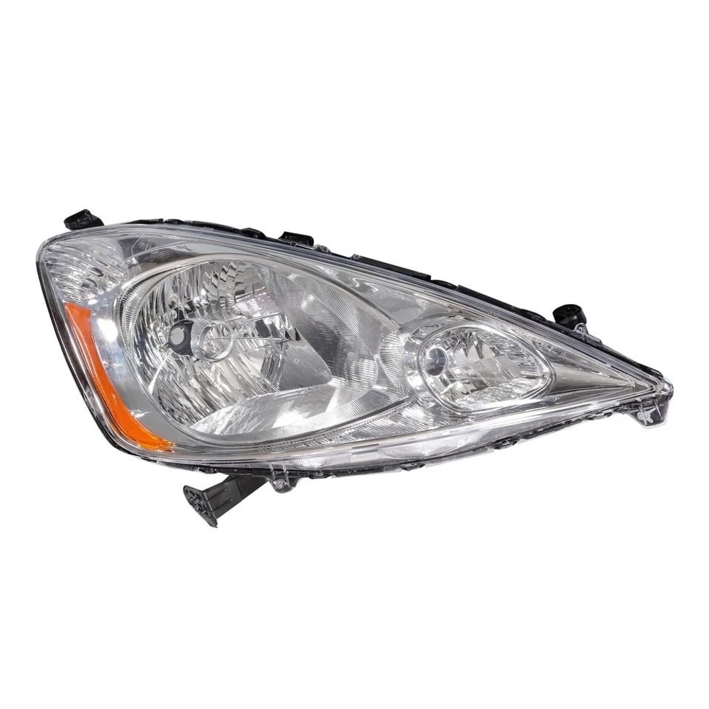 Premium Right Side Factory Halogen Headlight For Honda Fit Sport Chrome 6