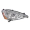 Premium Right Side Factory Halogen Headlight For Honda Fit Sport Chrome 6