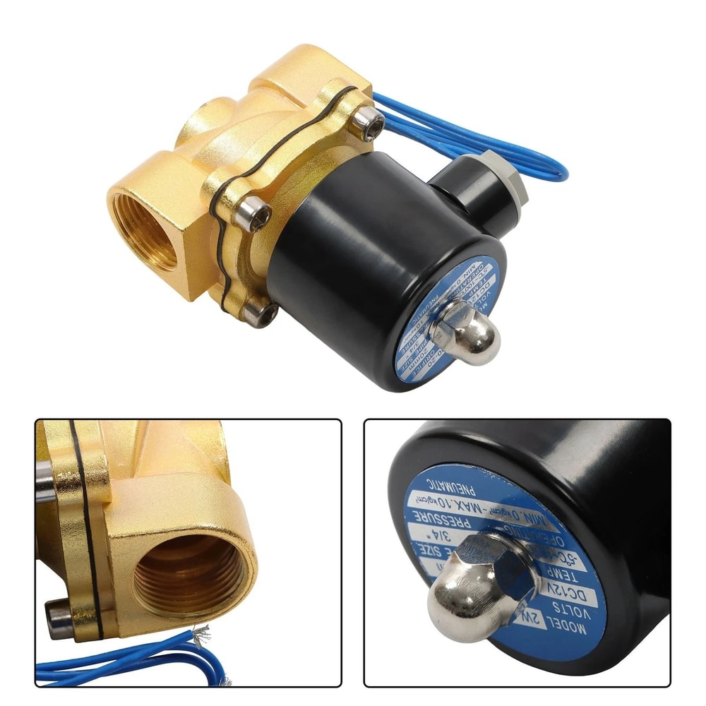 Premium Brass Solenoid Valve Normally Closed For Air Water Oil Flow Control 1