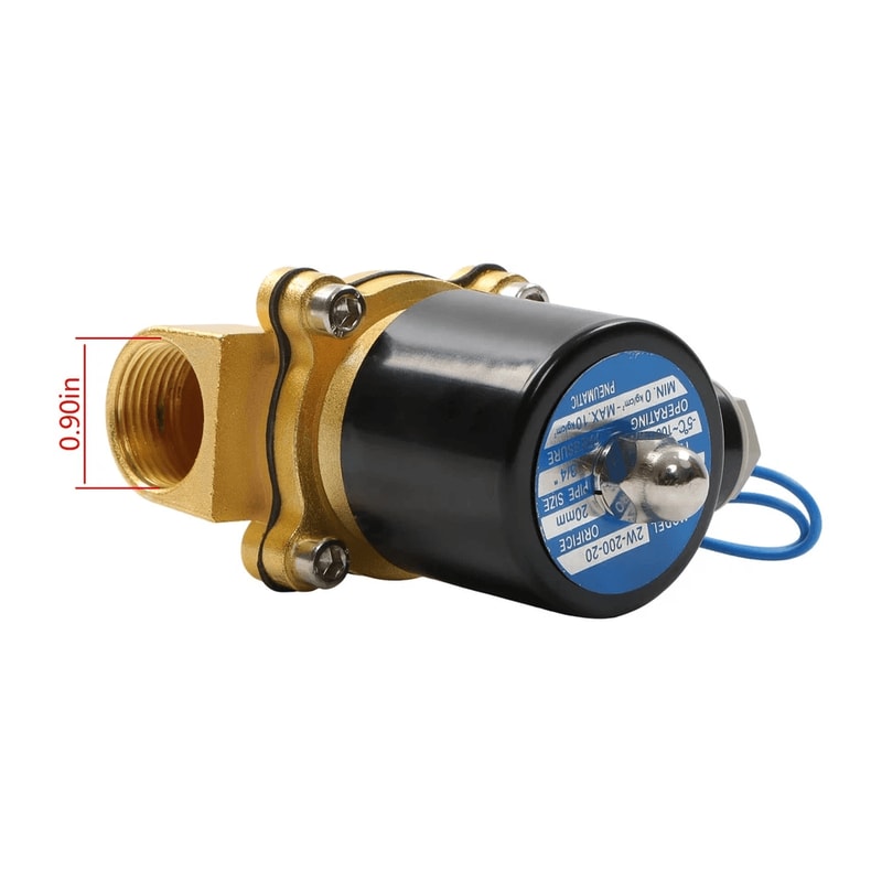 Premium Brass Solenoid Valve Normally Closed For Air Water Oil Flow Control 2