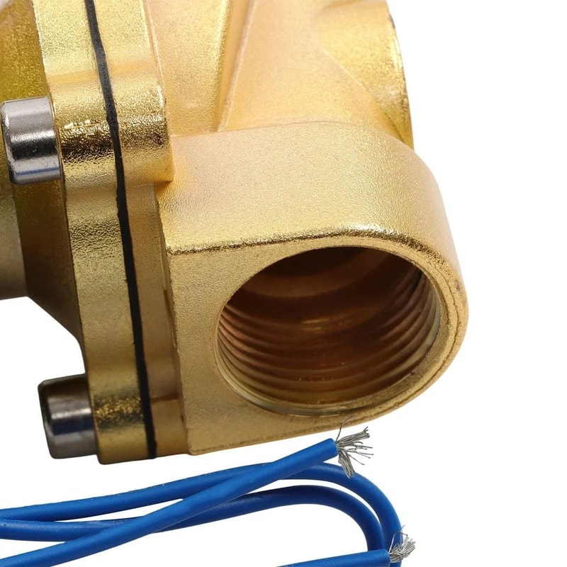 Premium Brass Solenoid Valve Normally Closed For Air Water Oil Flow Control 4