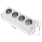 Stainless Steel 4 Compartment Flatware Organizer For Kitchen Counters And Buffets 1