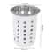 Stainless Steel 4 Compartment Flatware Organizer For Kitchen Counters And Buffets 2