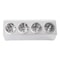 Stainless Steel 4 Compartment Flatware Organizer For Kitchen Counters And Buffets 3