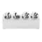Stainless Steel 4 Compartment Flatware Organizer For Kitchen Counters And Buffets 5