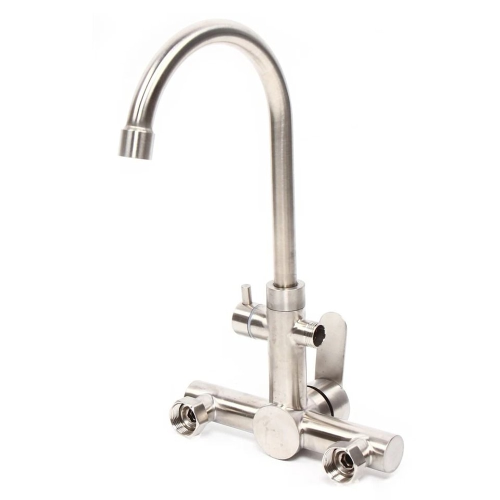 Premium Wall Mount Kitchen Faucet Stainless Steel Commercial Faucet 1