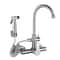 Premium Wall Mount Kitchen Faucet Stainless Steel Commercial Faucet 3