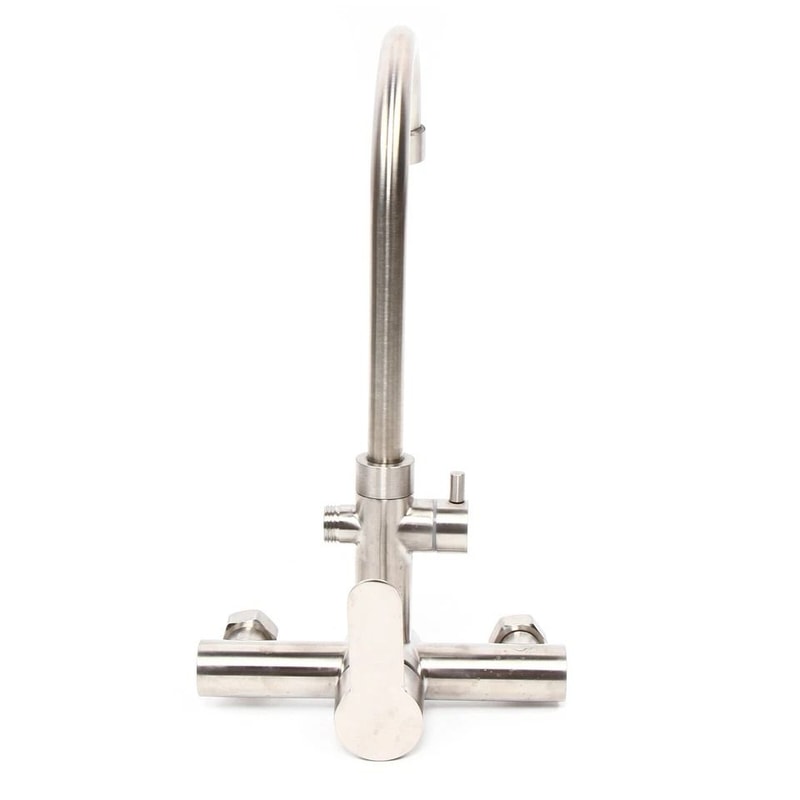 Premium Wall Mount Kitchen Faucet Stainless Steel Commercial Faucet 7