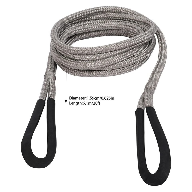 Kinetic Recovery Rope Elastic Towing Strap With Carry Bag 5