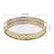 Gold Mirrored Vanity Tray With Handles For Bathroom Counter And Dresser Decor 2