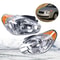 Premium Hyundai Accent Headlight Assembly Set Clear Lens Front Headlights 0