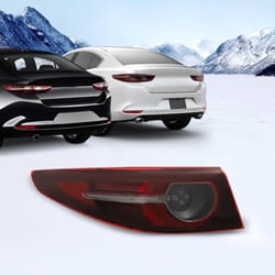 premium led tail light for mazda sedan left driver side rear brake lamp replacement